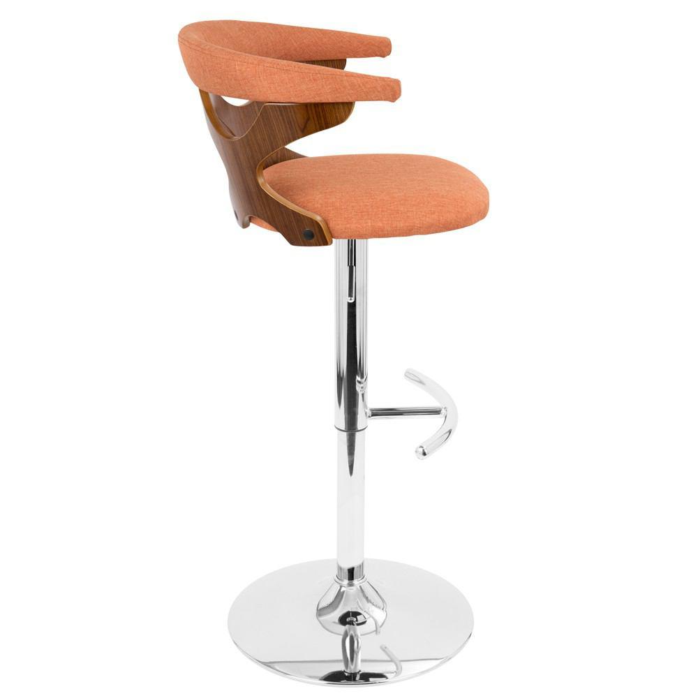 LumiSource Gardenia Height Adjustable Barstool with Swivel