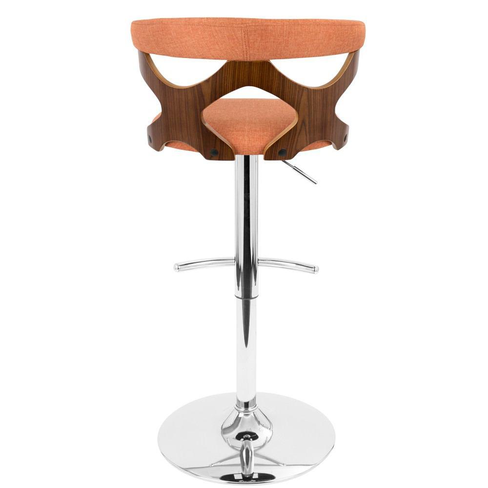 LumiSource Gardenia Height Adjustable Barstool with Swivel