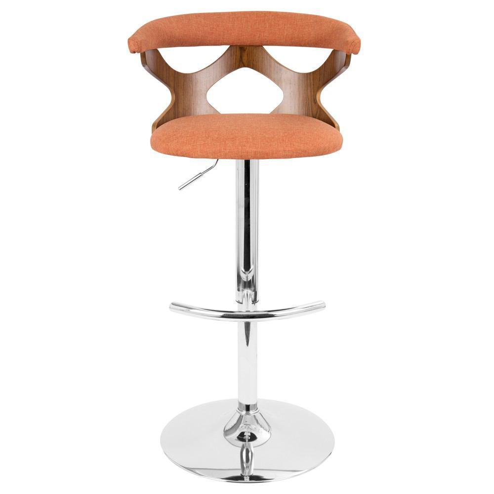 LumiSource Gardenia Height Adjustable Barstool with Swivel