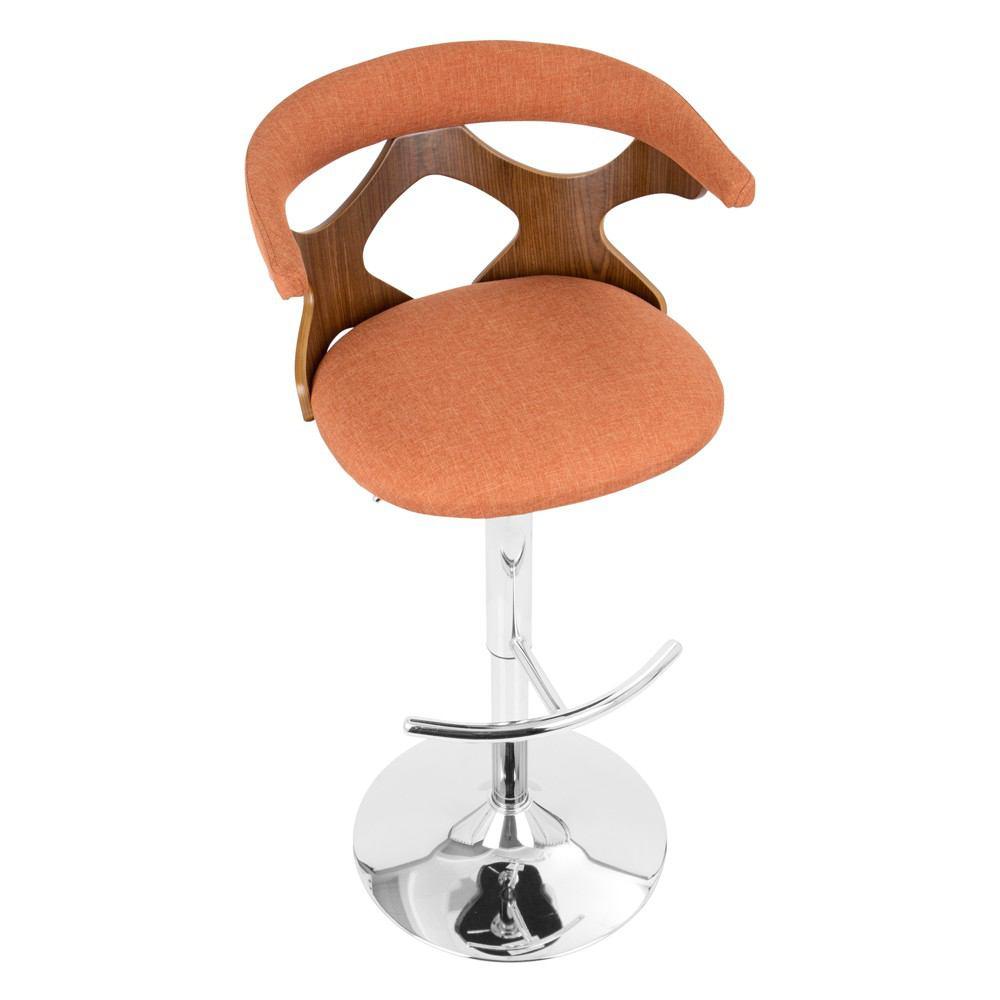 LumiSource Gardenia Height Adjustable Barstool with Swivel