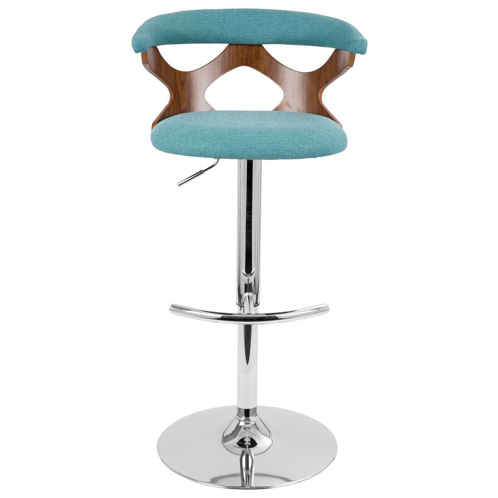 LumiSource Gardenia Height Adjustable Barstool with Swivel