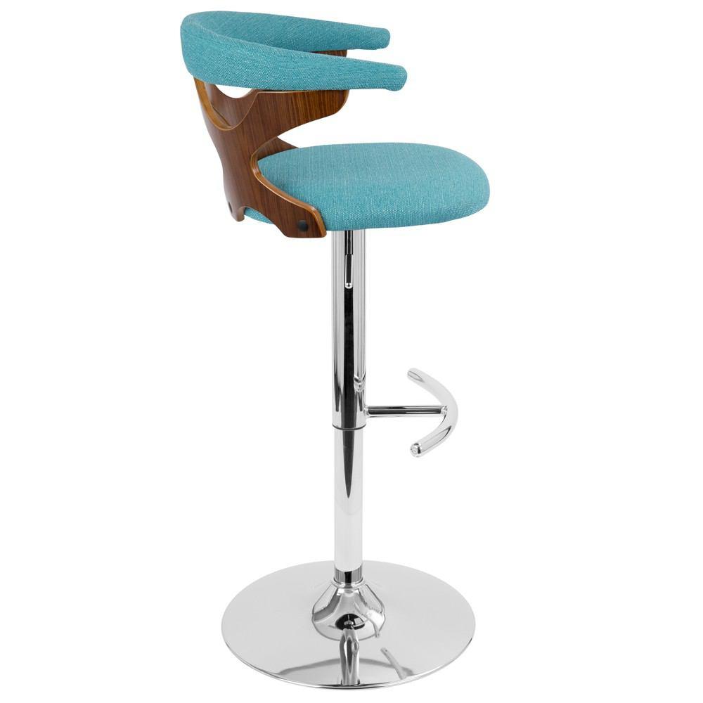 LumiSource Gardenia Height Adjustable Barstool with Swivel