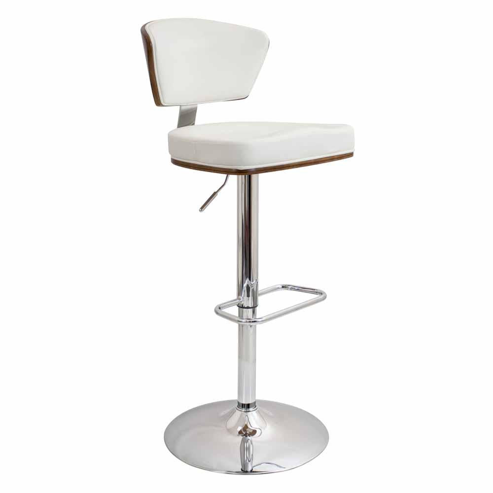 LumiSource Ravinia Height Adjustable Barstool with Swivel