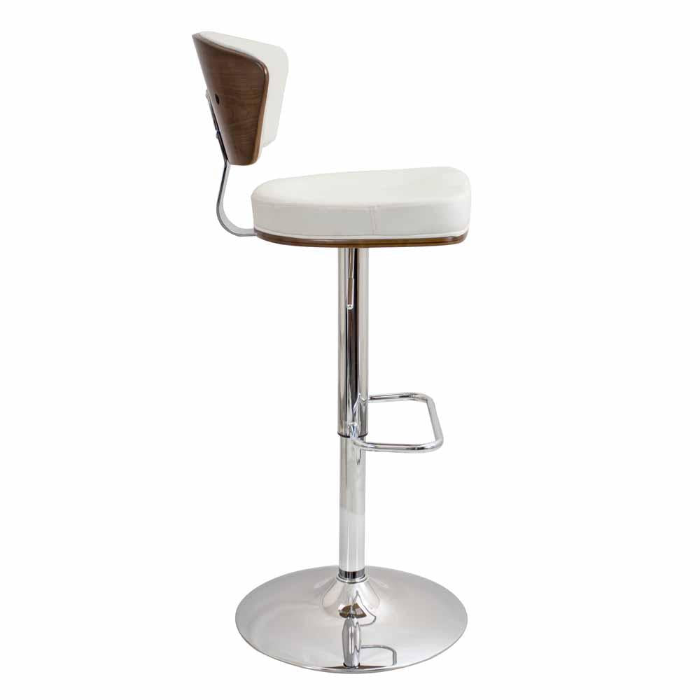 LumiSource Ravinia Height Adjustable Barstool with Swivel