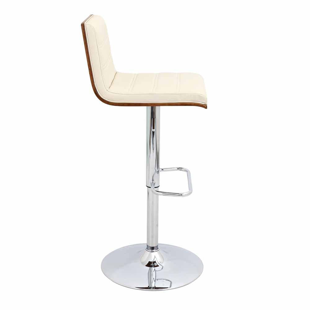LumiSource Vasari Height Adjustable Barstool with Swivel