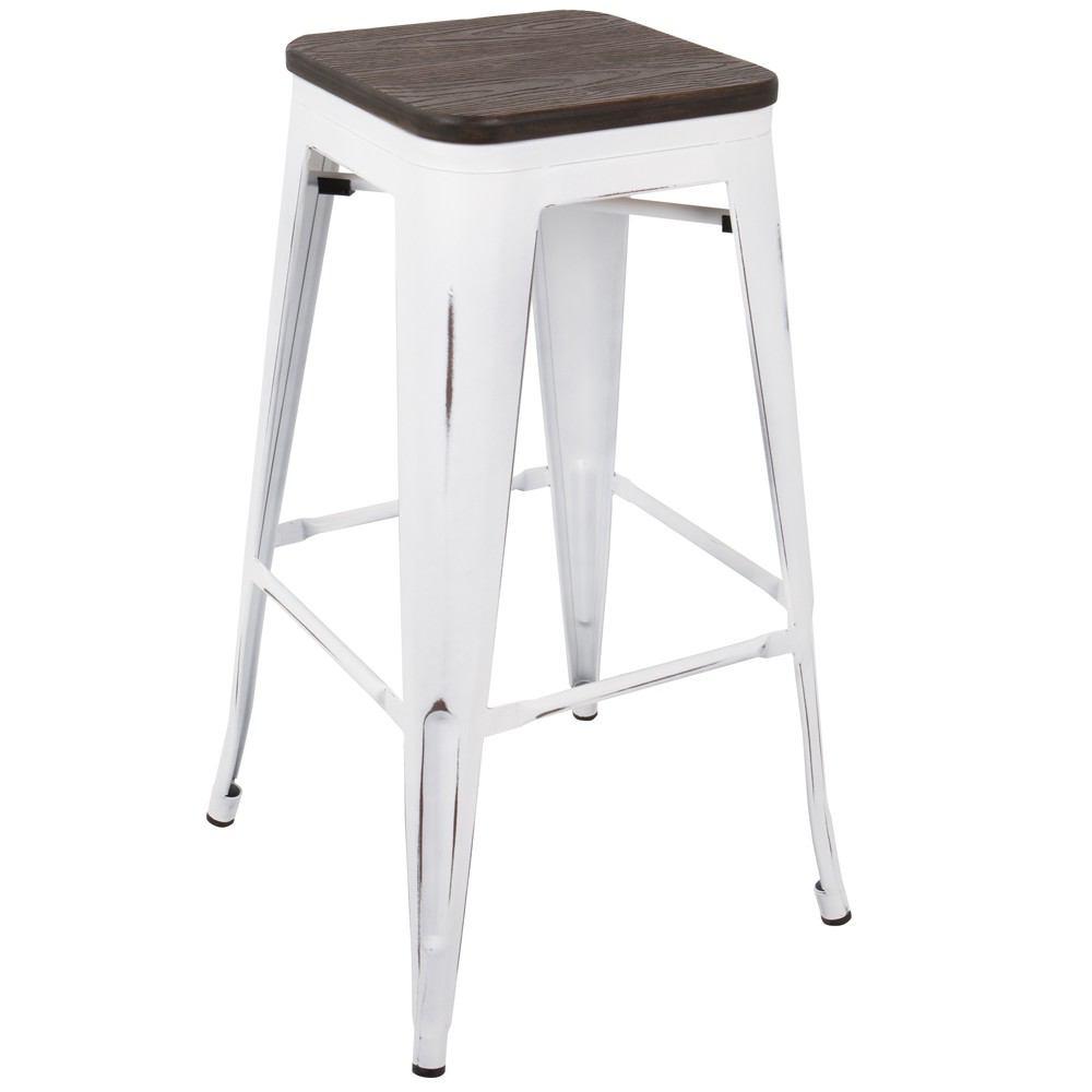 LumiSource Oregon Bar Stool Set of 2