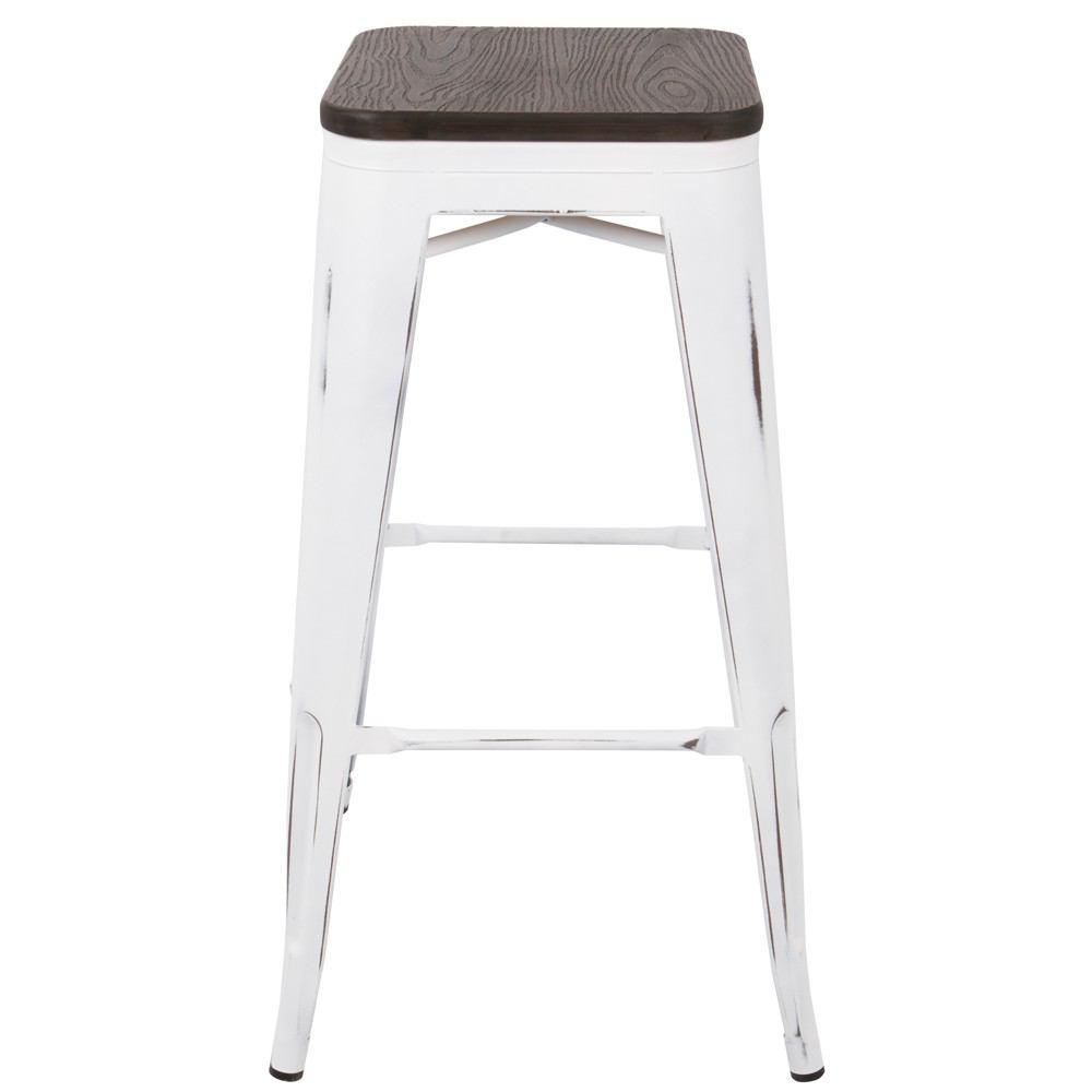 LumiSource Oregon Bar Stool Set of 2