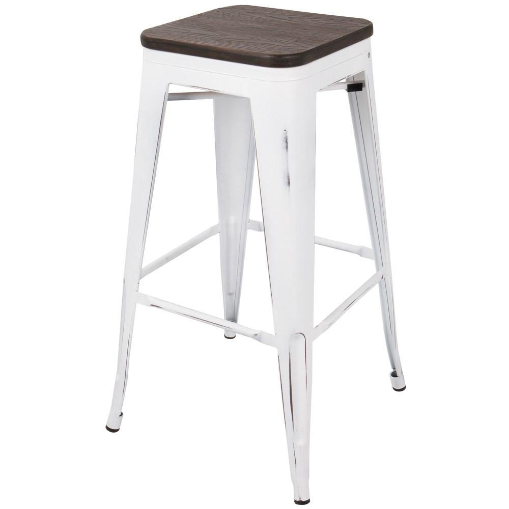 LumiSource Oregon Bar Stool Set of 2