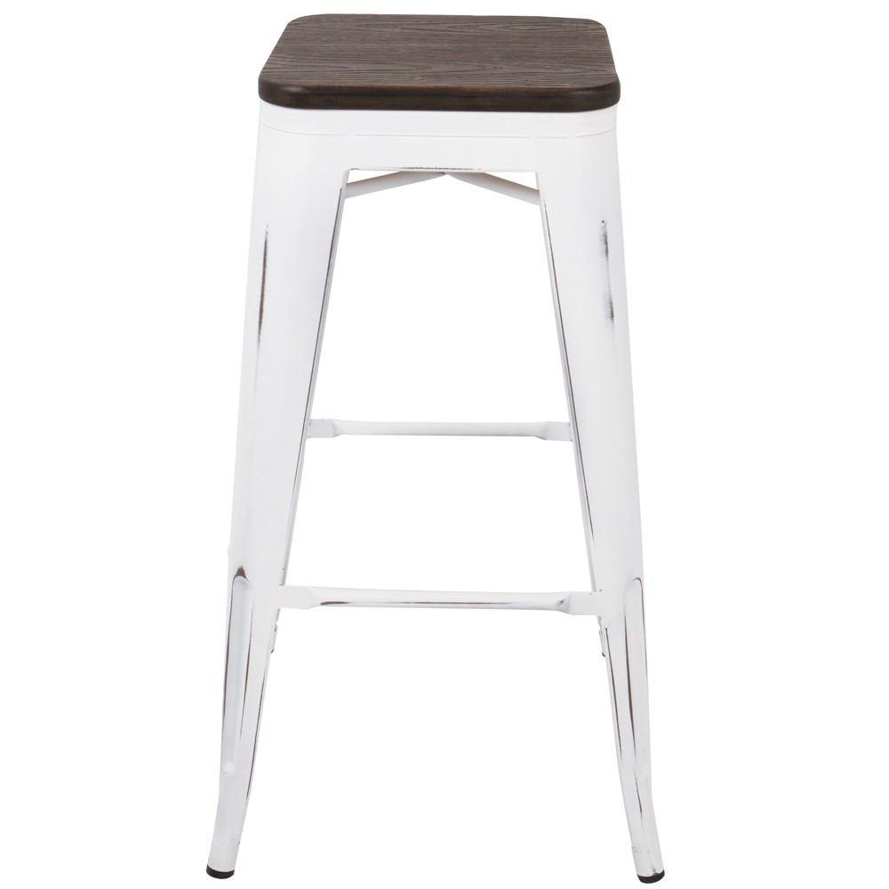 LumiSource Oregon Bar Stool Set of 2