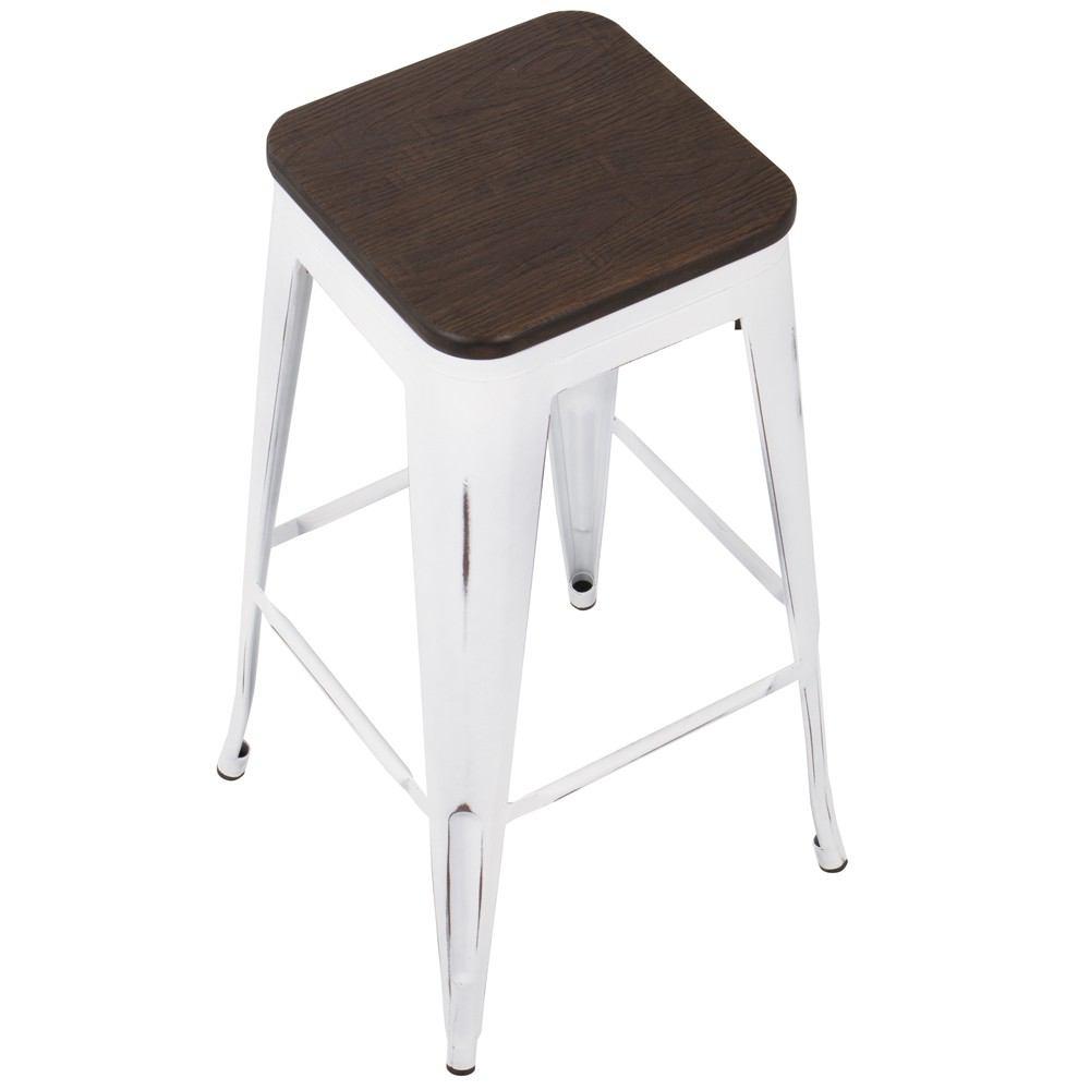 LumiSource Oregon Bar Stool Set of 2