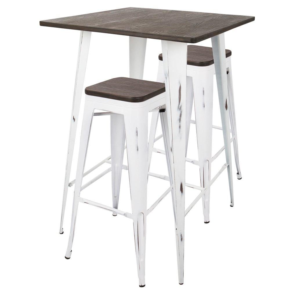 LumiSource Oregon Bar Stool Set of 2
