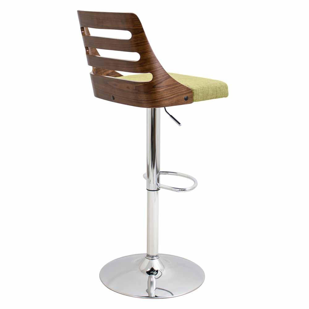 LumiSource Trevi Height Adjustable Barstool with Swivel