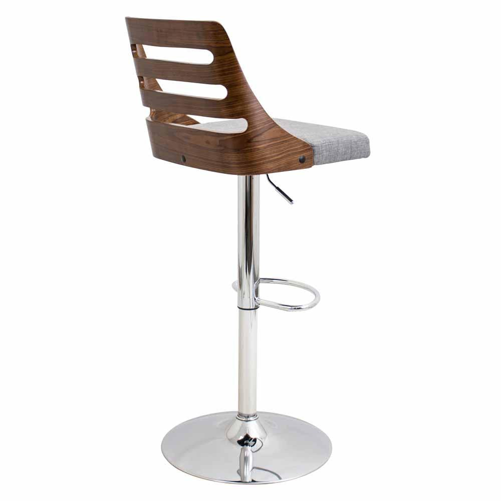 LumiSource Trevi Height Adjustable Barstool with Swivel