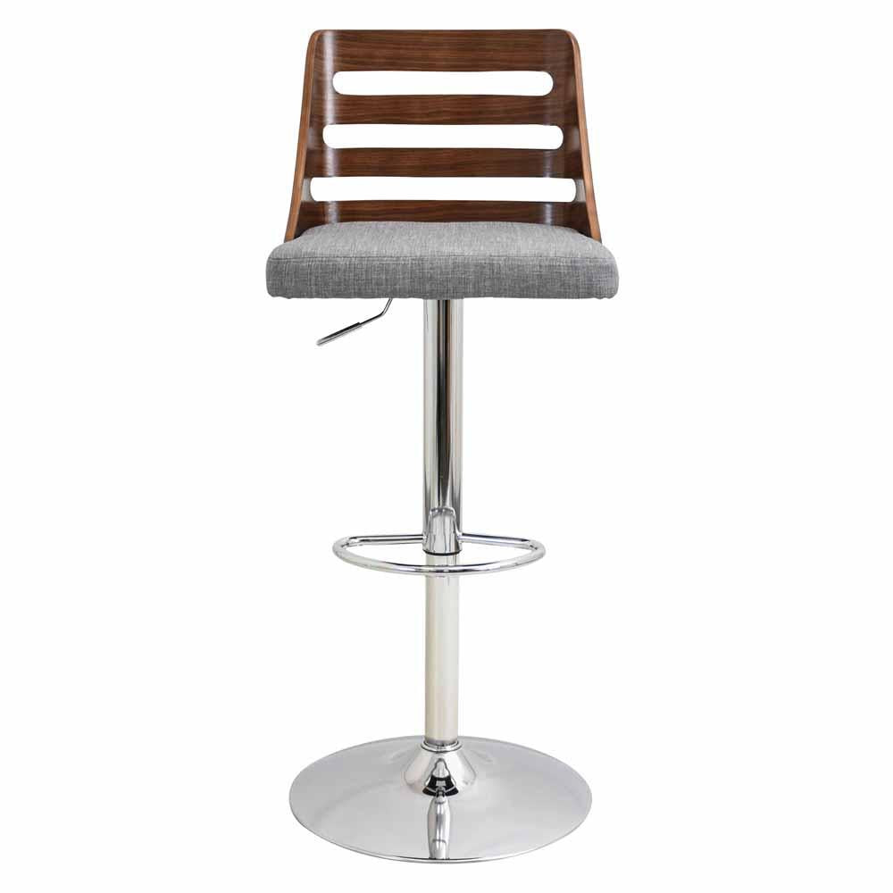 LumiSource Trevi Height Adjustable Barstool with Swivel
