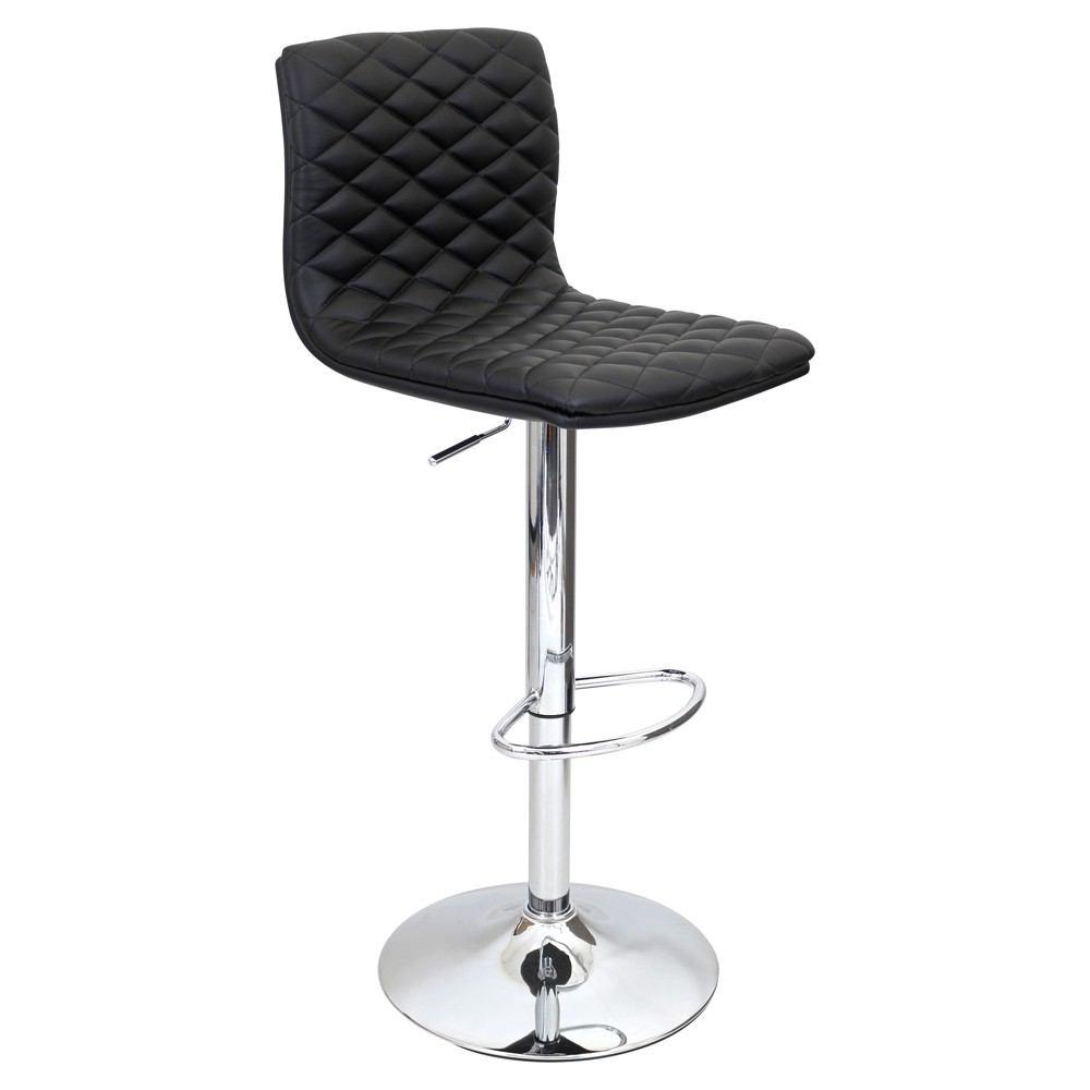 LumiSource Caviar Height Adjustable Barstool with Swivel