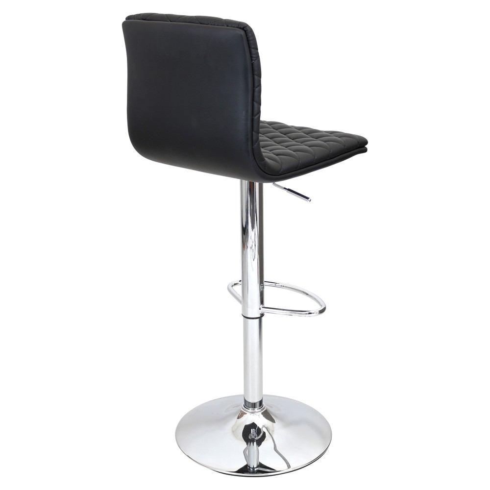 LumiSource Caviar Height Adjustable Barstool with Swivel