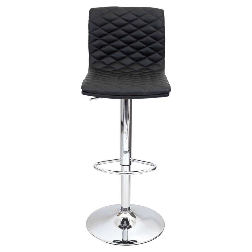 LumiSource Caviar Height Adjustable Barstool with Swivel