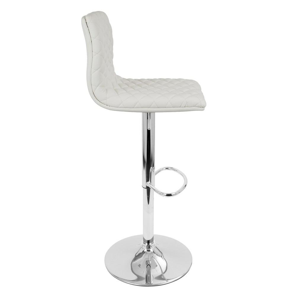 LumiSource Caviar Height Adjustable Barstool with Swivel