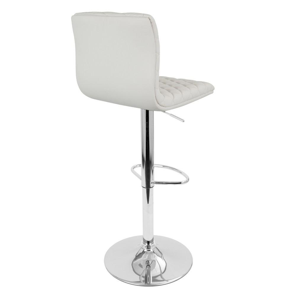 LumiSource Caviar Height Adjustable Barstool with Swivel