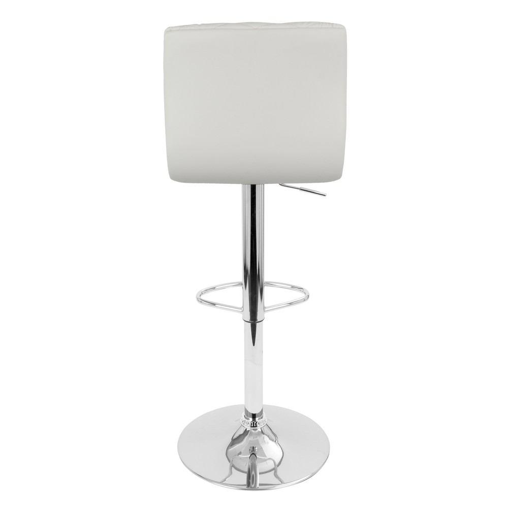 LumiSource Caviar Height Adjustable Barstool with Swivel