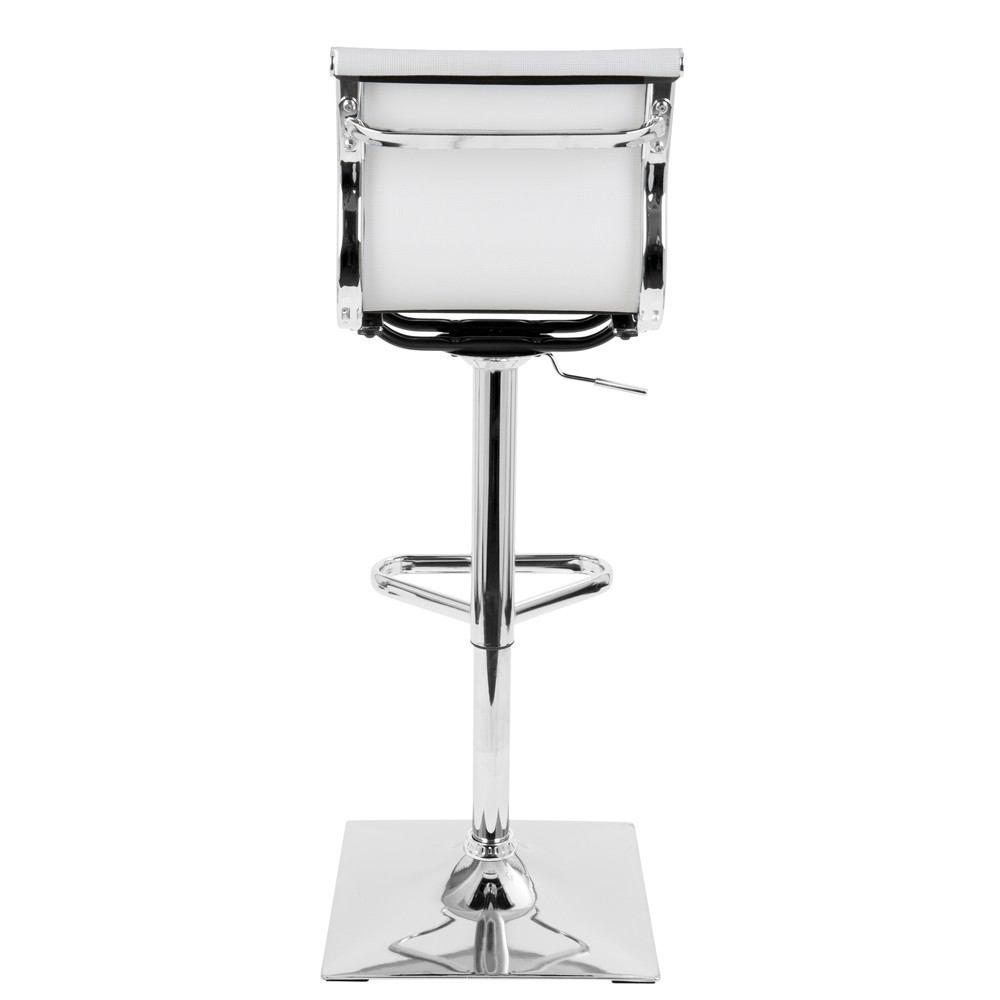 LumiSource Mirage Height Adjustable Barstool with Swivel