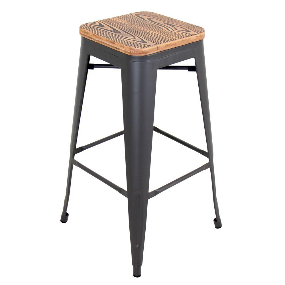 LumiSource Oregon Bar Stool Set of 2