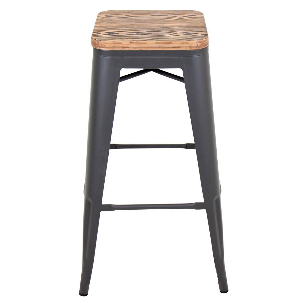 LumiSource Oregon Bar Stool Set of 2
