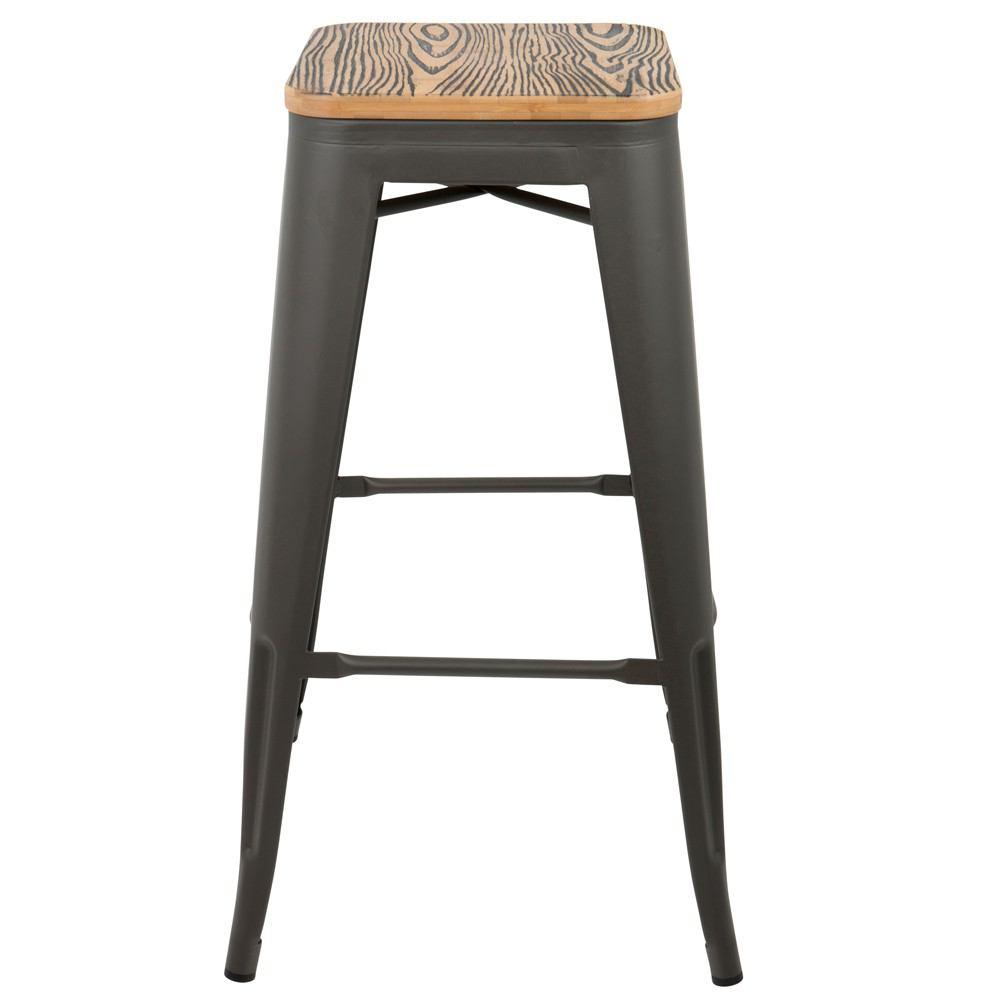 LumiSource Oregon Bar Stool Set of 2