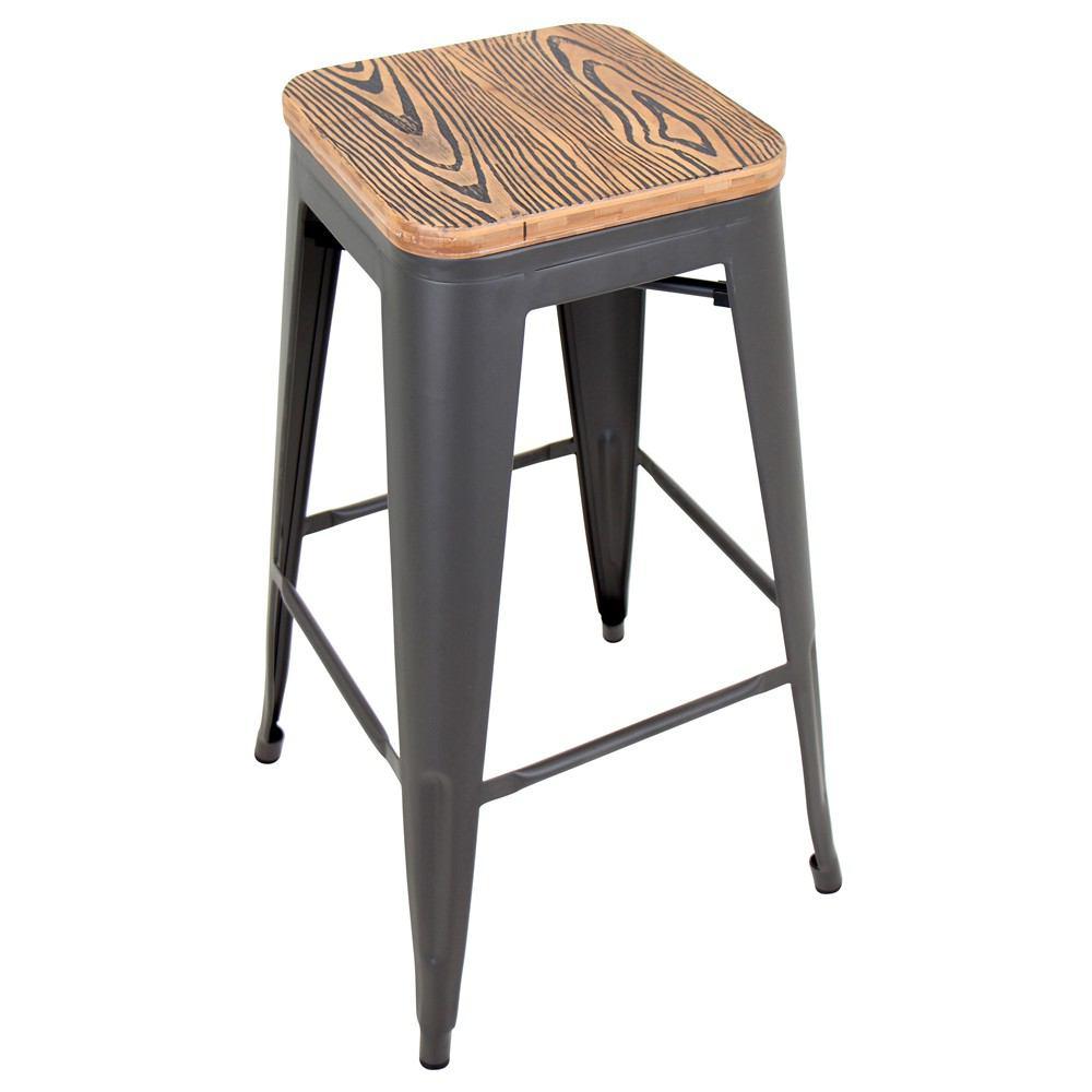 LumiSource Oregon Bar Stool Set of 2