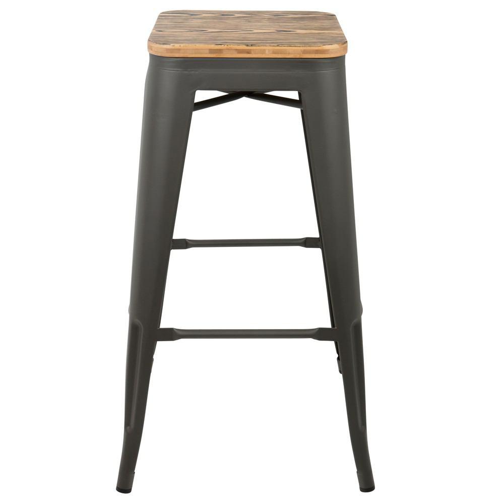 LumiSource Oregon Bar Stool Set of 2