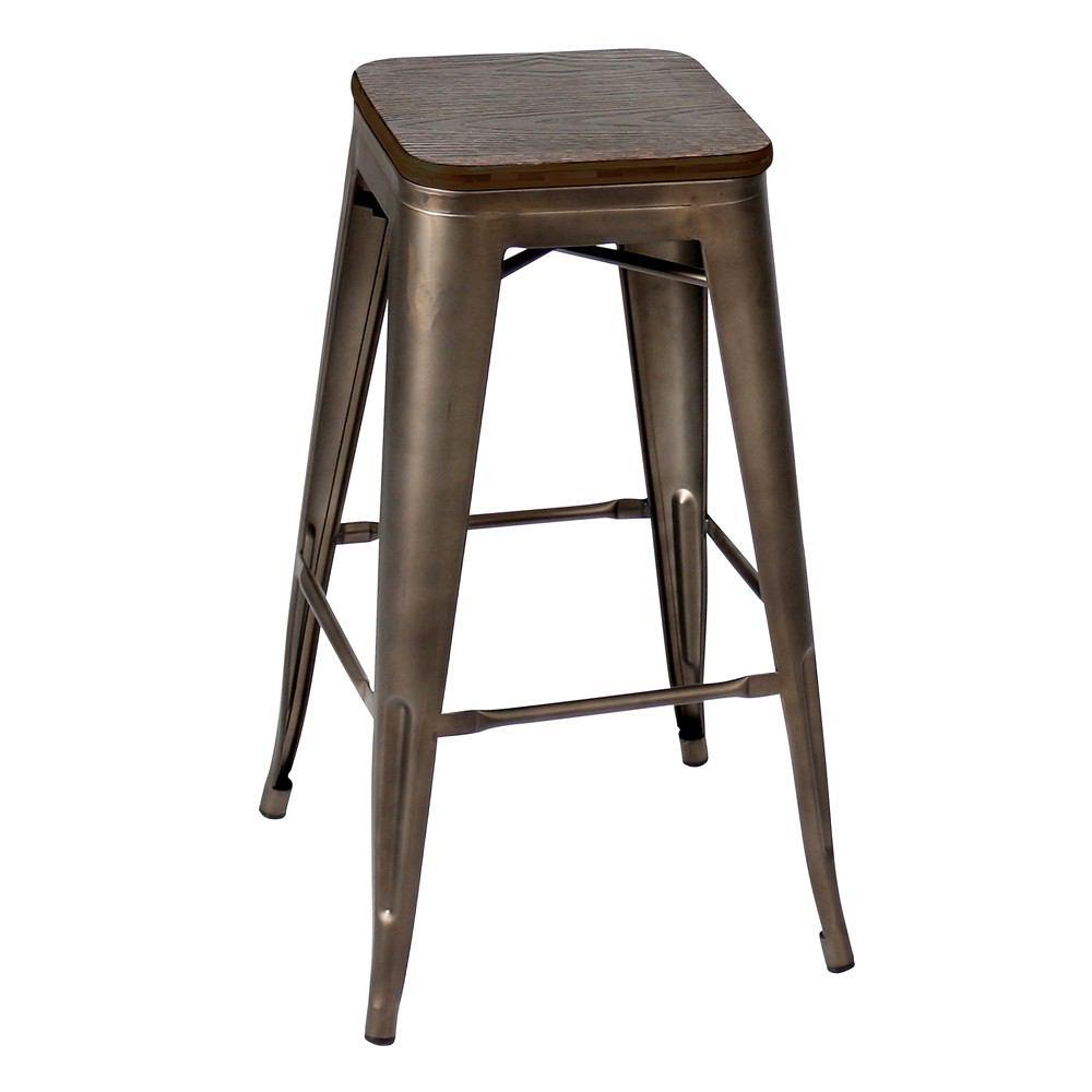 LumiSource Oregon Bar Stool Set of 2