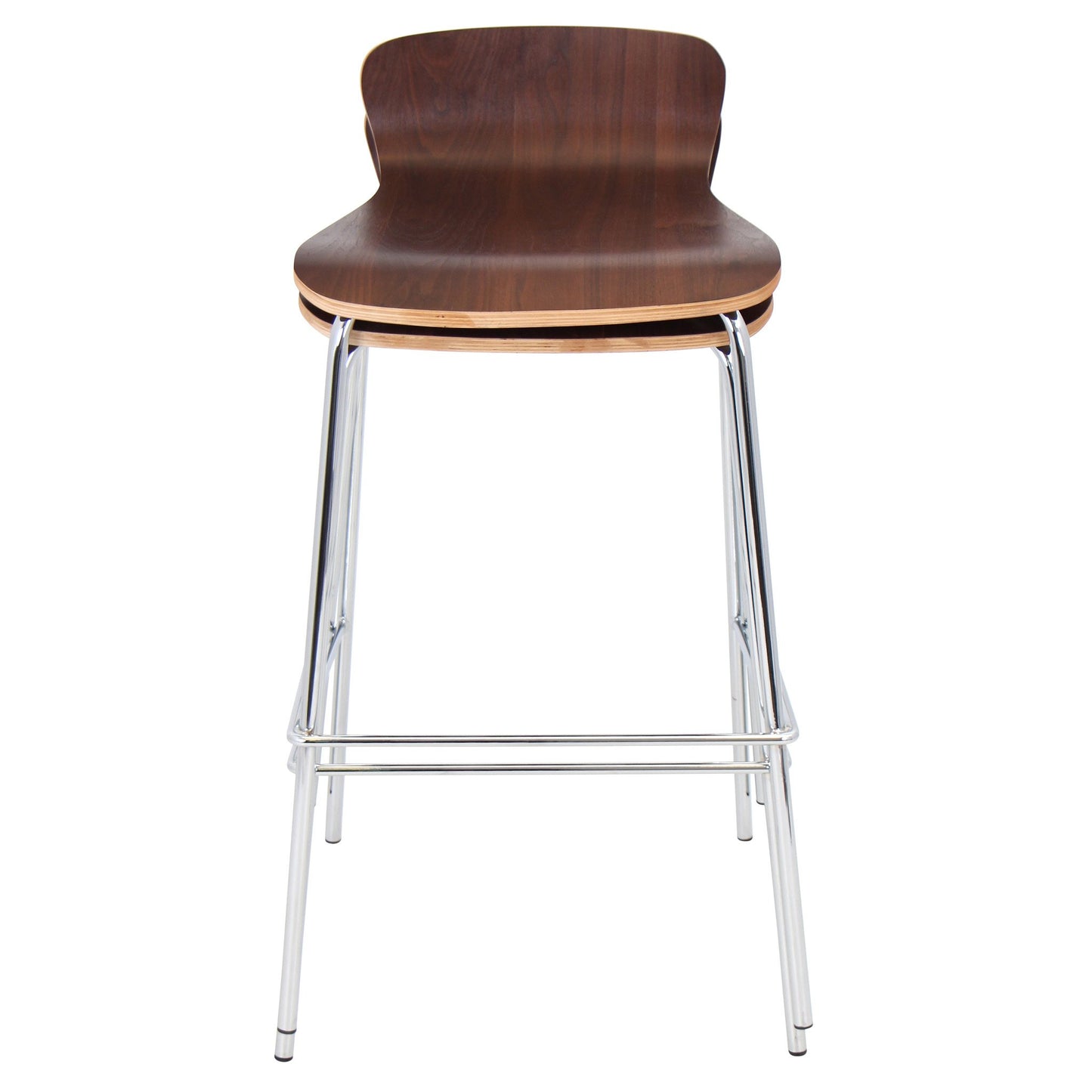 LumiSource Wood Bar Stool Stacker Set of 2
