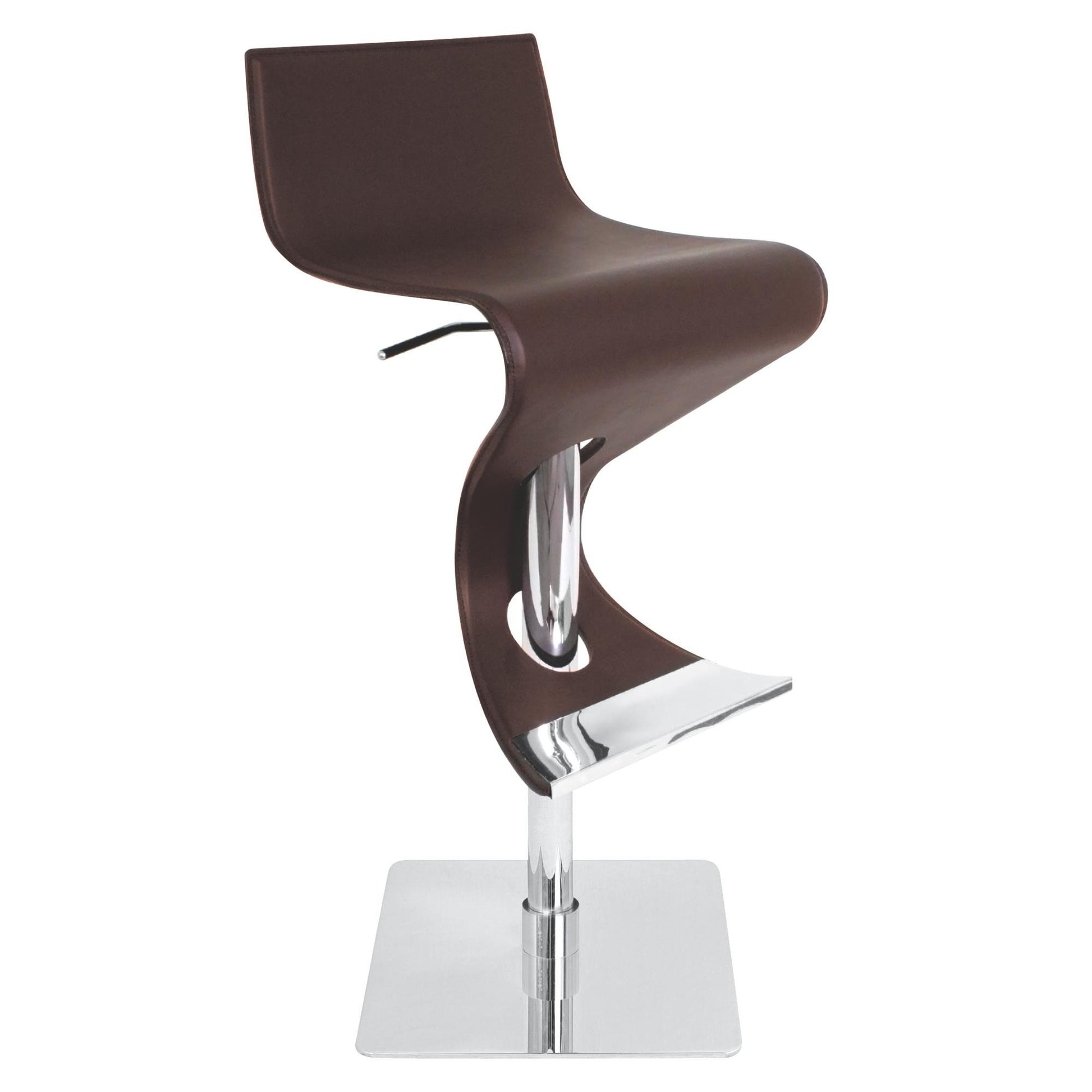 LumiSource Viva Bar Stool Regenerated Leather