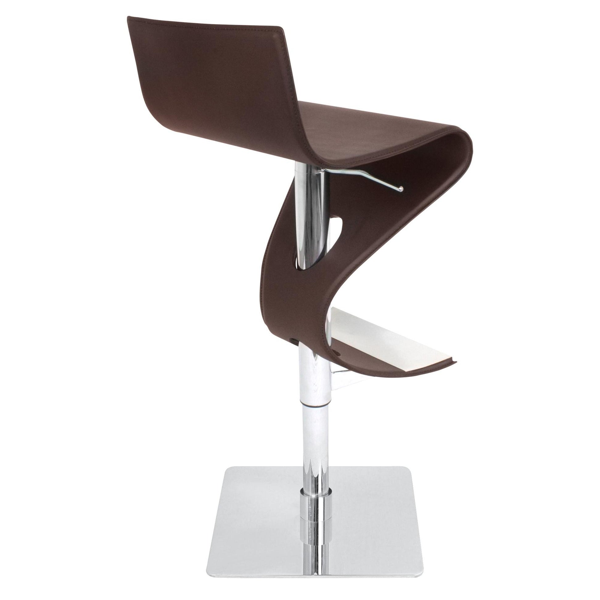 LumiSource Viva Bar Stool Regenerated Leather
