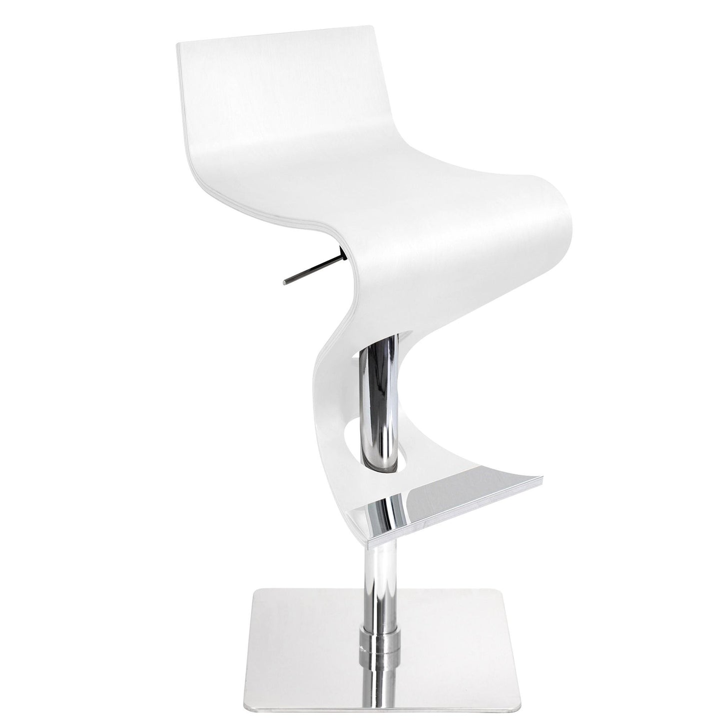 LumiSource Viva Bent Wood Bar Stool