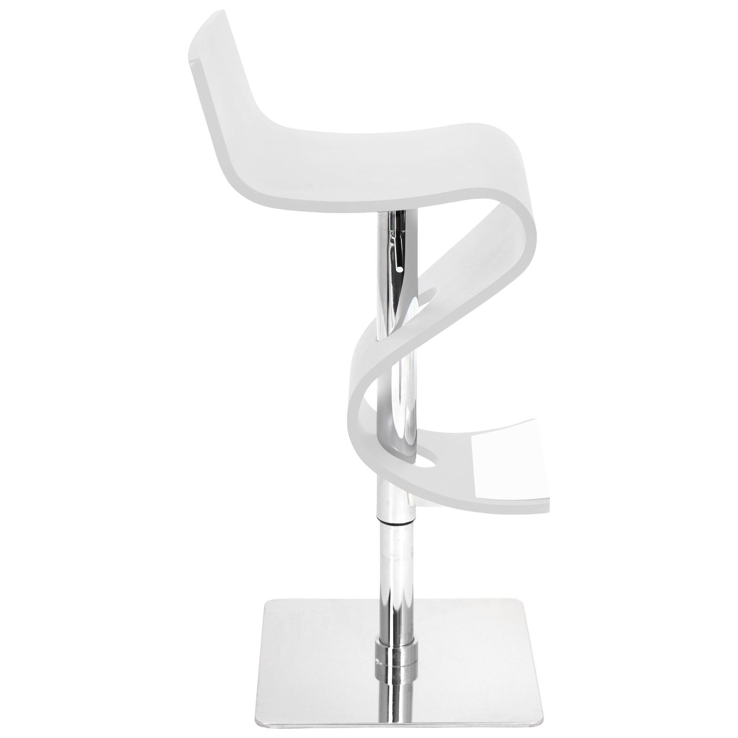LumiSource Viva Bent Wood Bar Stool