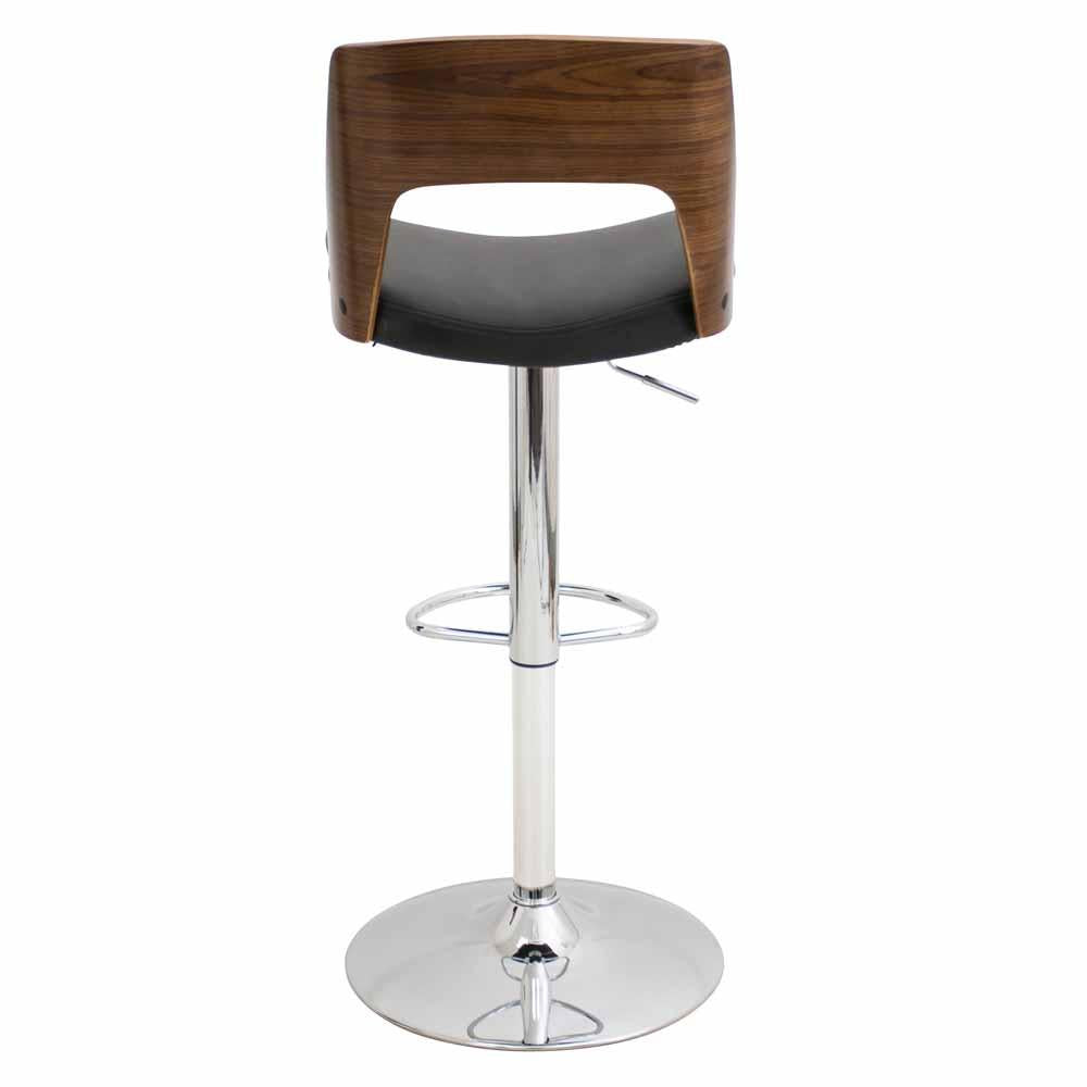 LumiSource Valencia Height Adjustable Barstool with Swivel