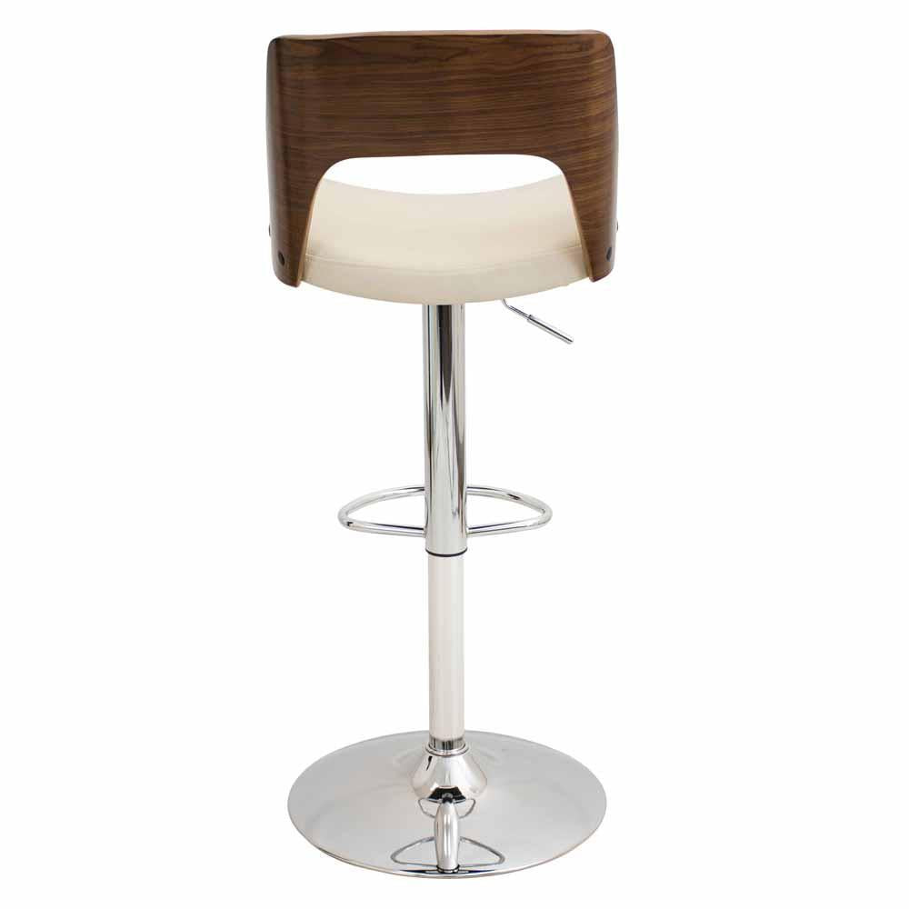LumiSource Valencia Height Adjustable Barstool with Swivel