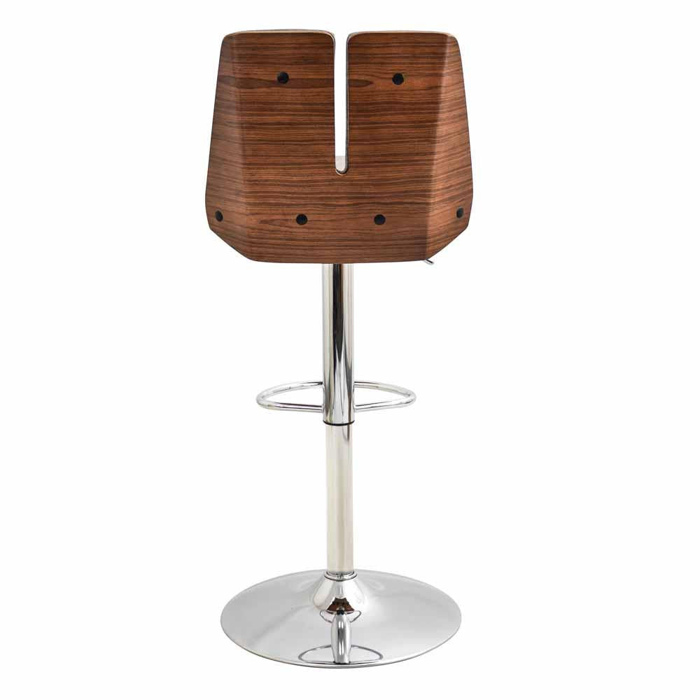 LumiSource Varzi Height Adjustable Barstool with Swivel