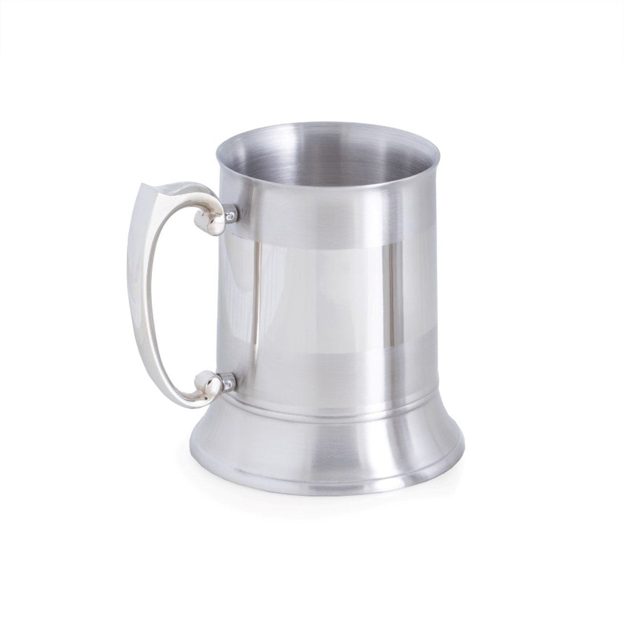 Bey-Berk Stainless Steel Chrome & Satinized Tankard