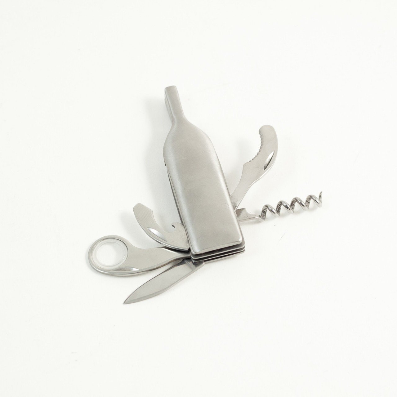 Bey-Berk Stainless Steel Multifunctional Corkscrew / Bottle Opener Set of 3