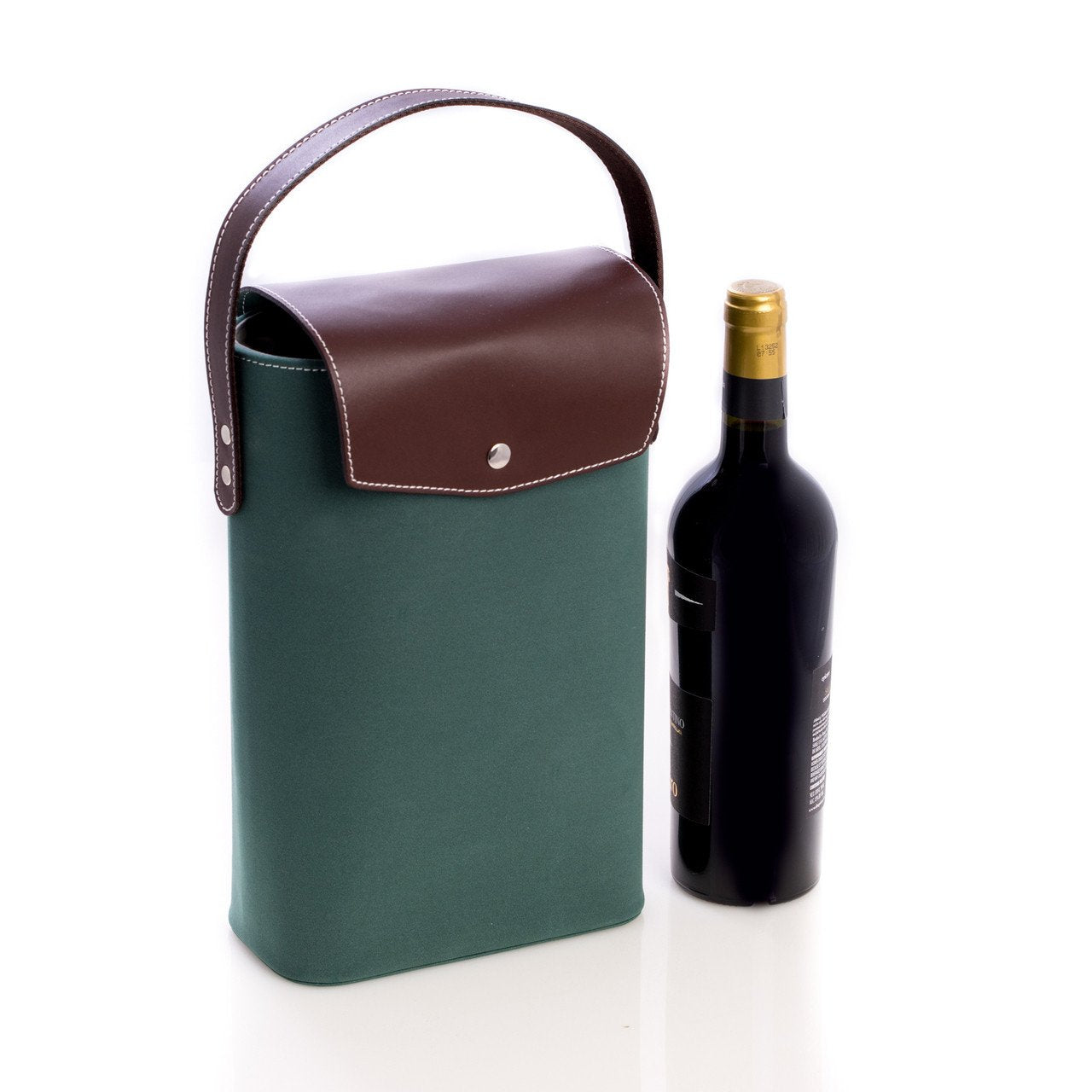 Bey-Berk Two Bottle Holder Bag