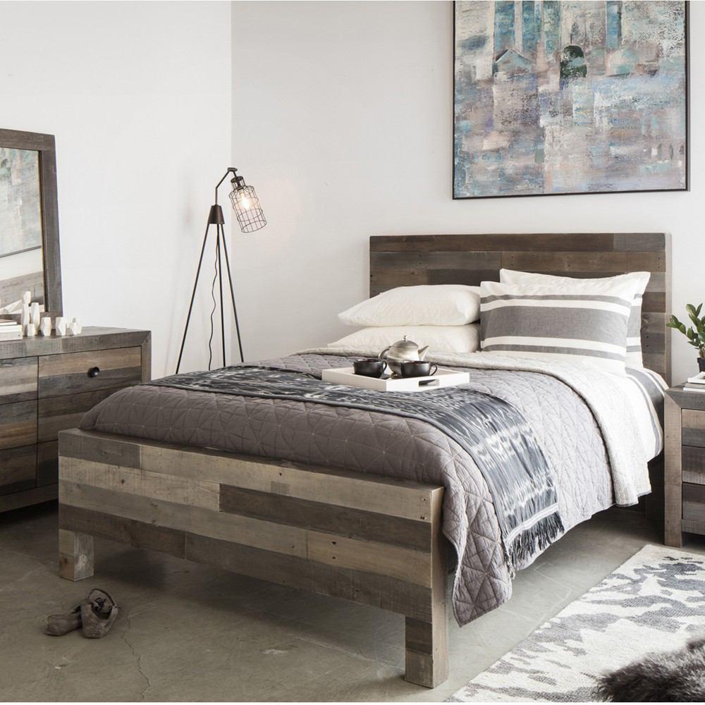 Moe's Home Collection Vintage Queen Size Bed