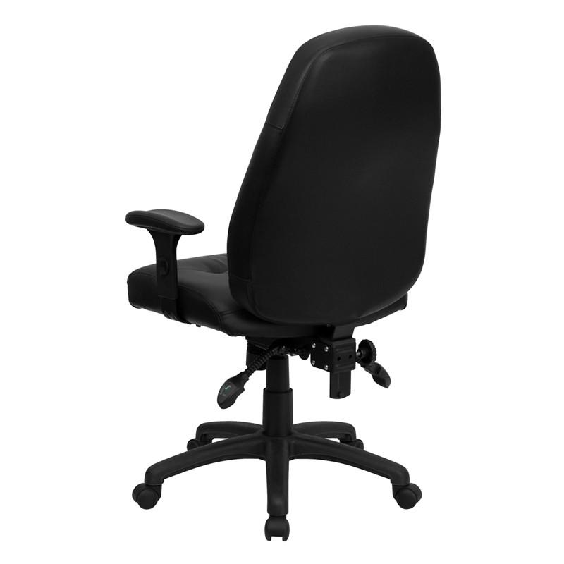Flash Furniture High Back Black Leather Executive Swivel Office Chair