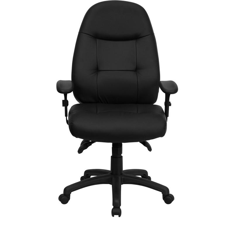 Flash Furniture High Back Black Leather Executive Swivel Office Chair