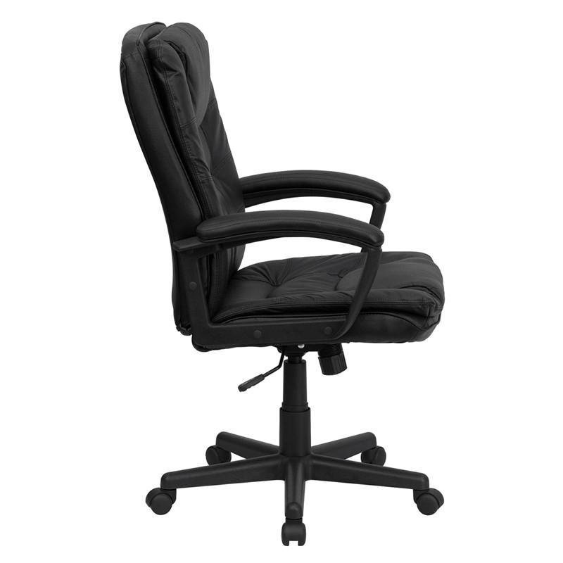 Flash Furniture High Back Black Leather Executive Swivel Office Chair