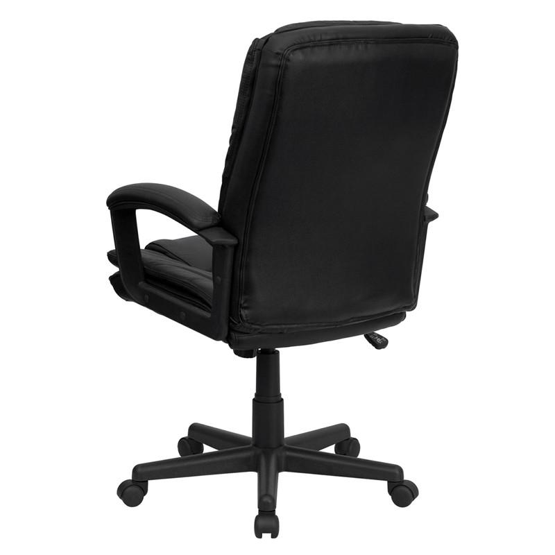 Flash Furniture High Back Black Leather Executive Swivel Office Chair