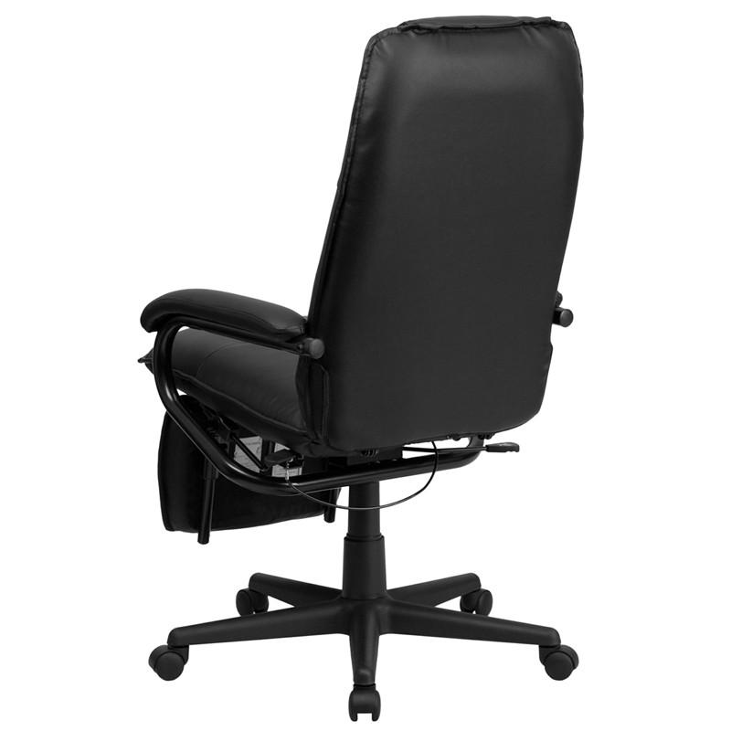Flash Furniture High Back Black Leather Executive Reclining Swivel Office Chair