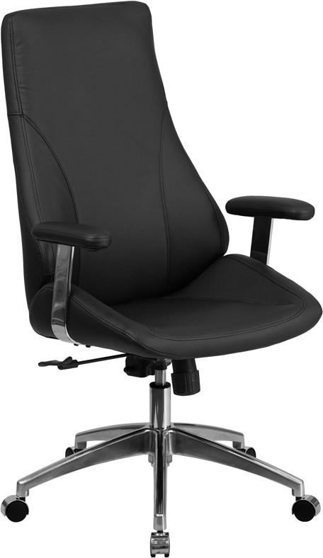 Flash Furniture High Back Leather Executive Swivel Office Chair