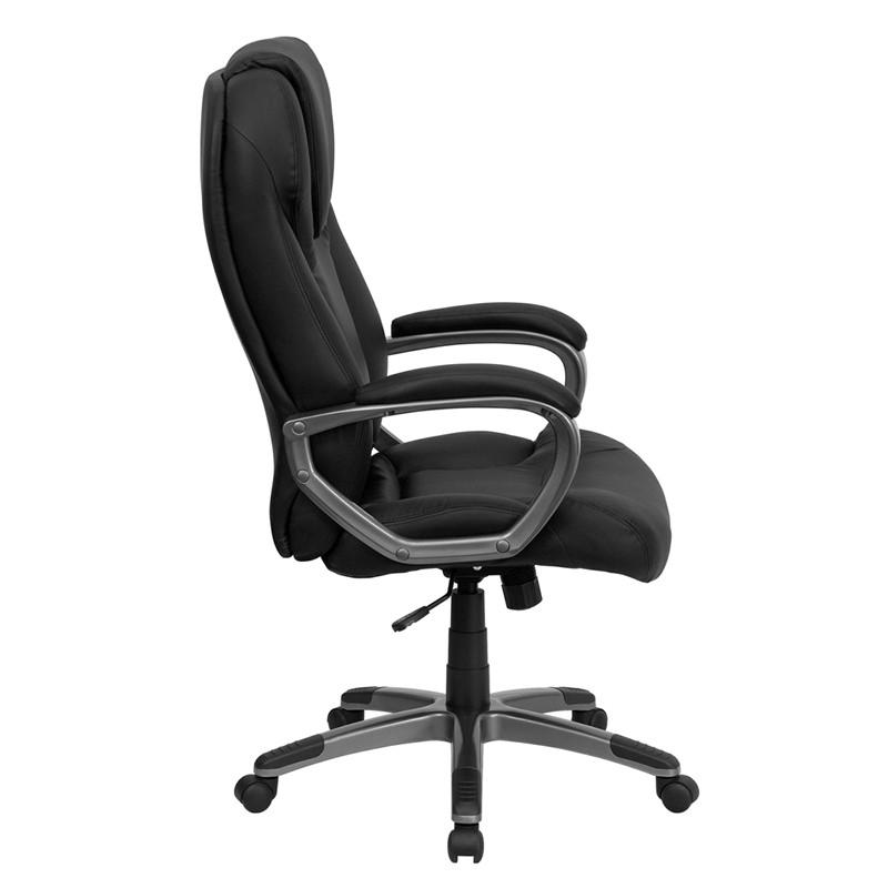 Flash Furniture High Back Black Leather Executive Swivel Office Chair